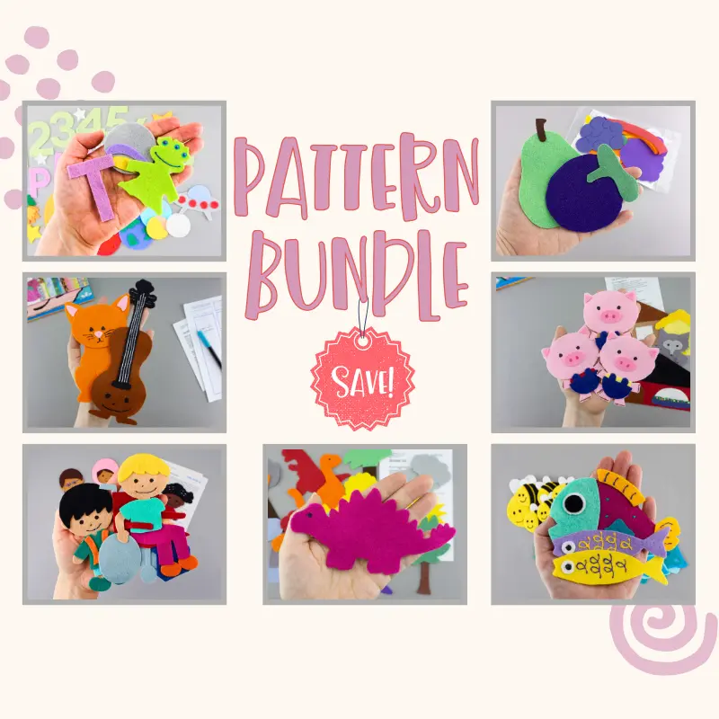 Pattern Bundle 7 Felt Boards - Flannel Board Fun